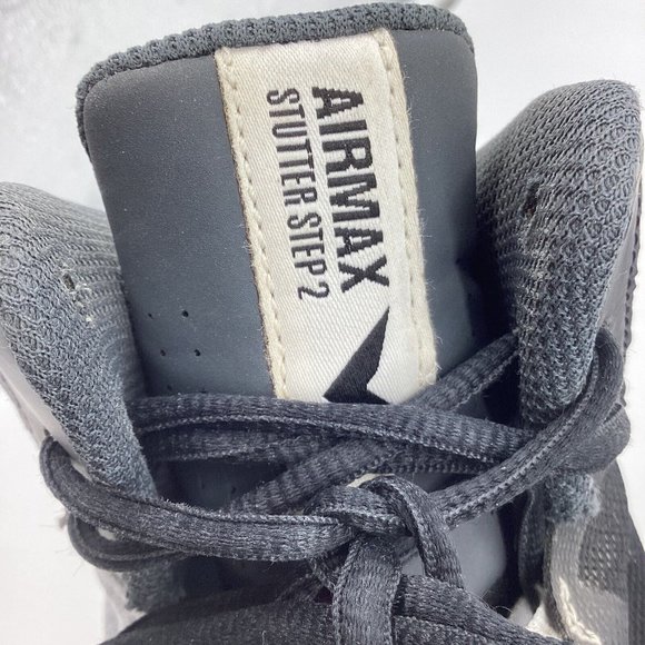 Nike Mens Sz 10.5 Max Air Step 2 Stutter Step 2 Black White Gray Basketball Shoe - Picture 4 of 15
